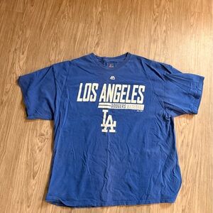 Majestic Los Angeles Dodgers Blue Graphic Tee - Kids